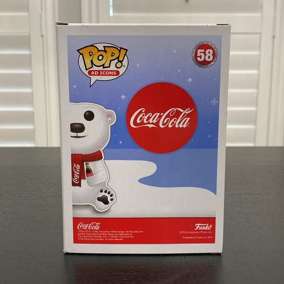 Funko Coca-Cola Diamond Collection Pop! Ad Icons Coca-Cola Polar Bear Figure - Picture 5 of 11